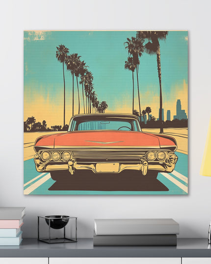 Canvas Gallery Wraps - Vintage Los Angeles Road Trip